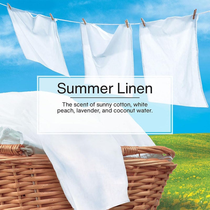 LITTLE TREES Car Air Freshener. Vent Liquid Provides Long-Lasting Scent for Auto or Home. Add a Splash of LITTLE TREES to your Vent. Summer Linen  4 Air Fresheners - Image 4